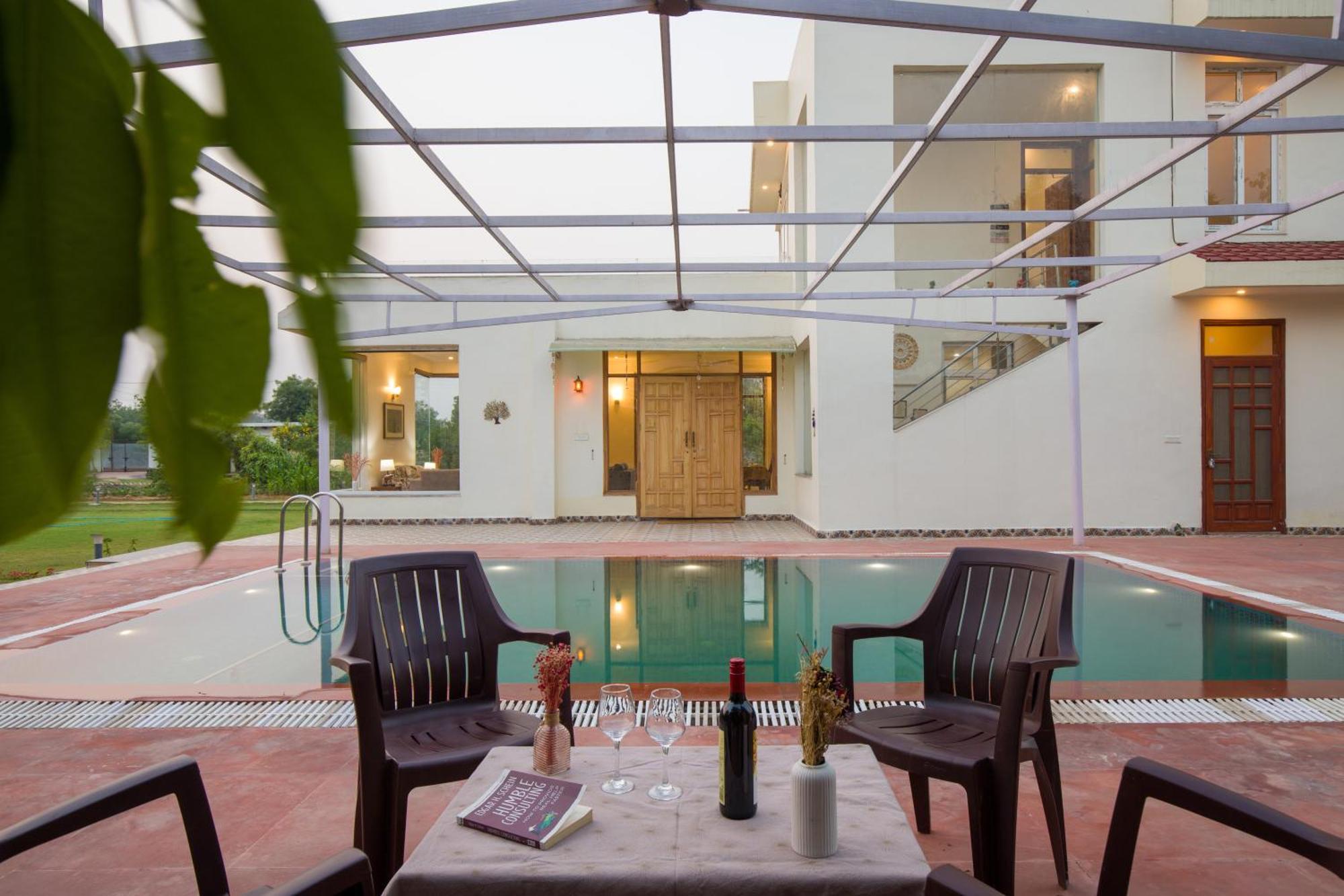Alaya Stays Raga 2Bhk Farmstay With An Entertainment Lounge Sohna Екстериор снимка