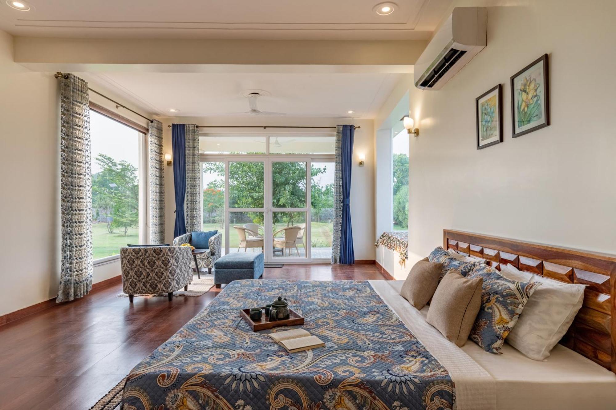 Alaya Stays Raga 2Bhk Farmstay With An Entertainment Lounge Sohna Екстериор снимка